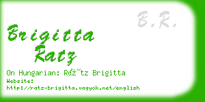 brigitta ratz business card